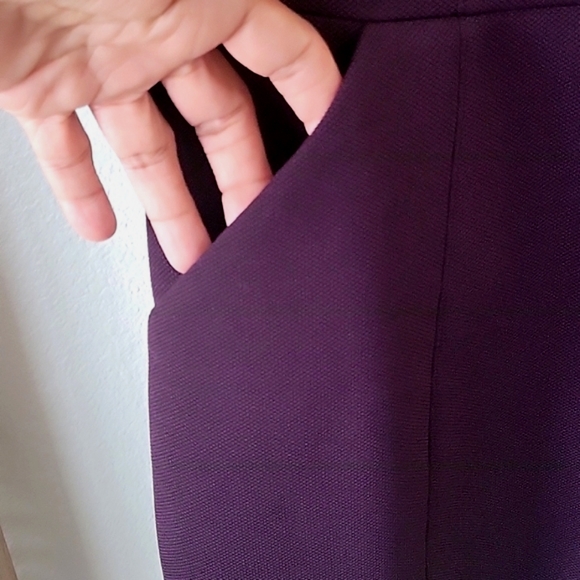 Ted Baker London Nuada elegant romper in rich purple, jeweled neckline size 2 - Picture 7 of 16